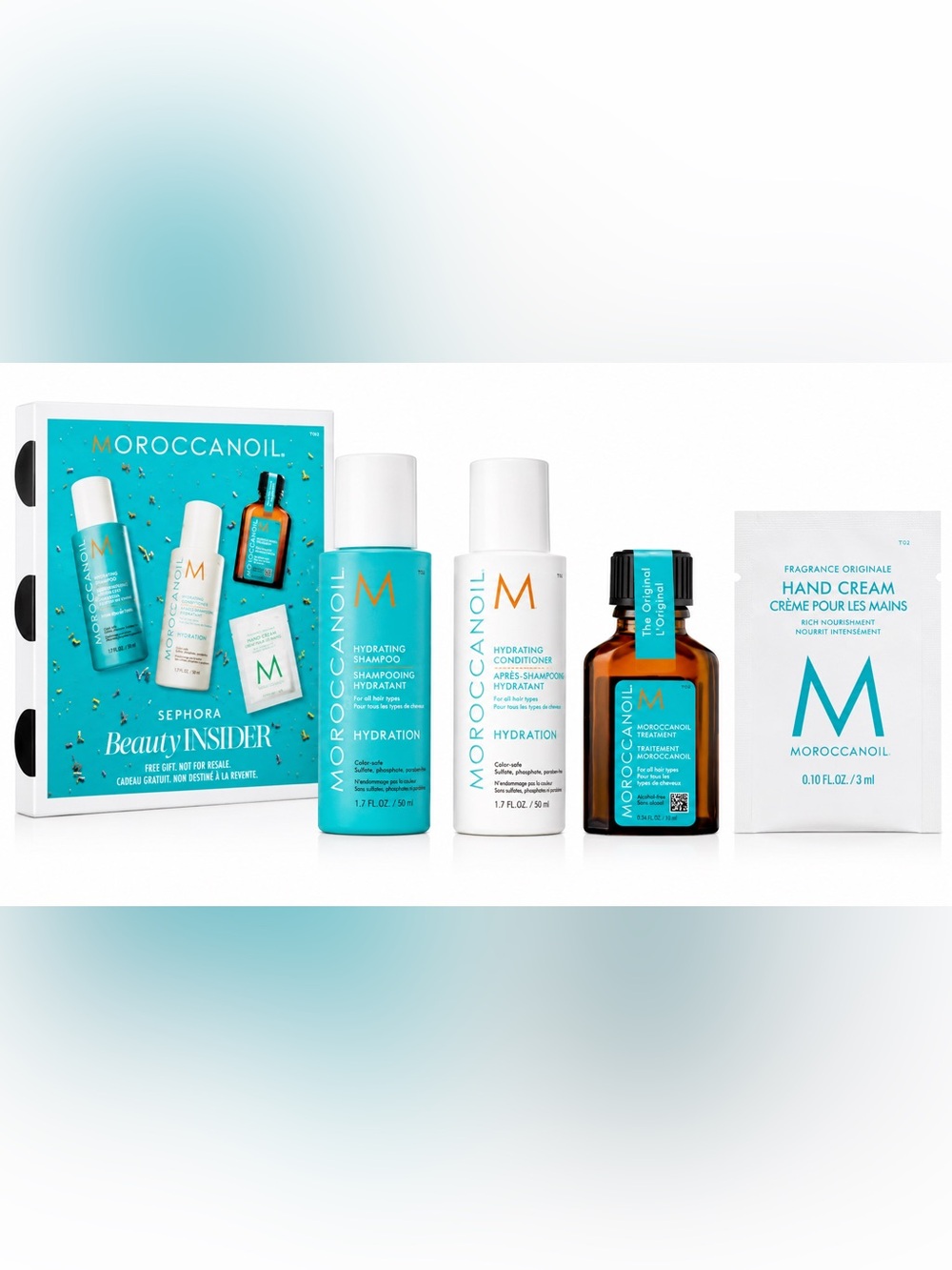 Moroccan oil Travel Hydration kit/Set
